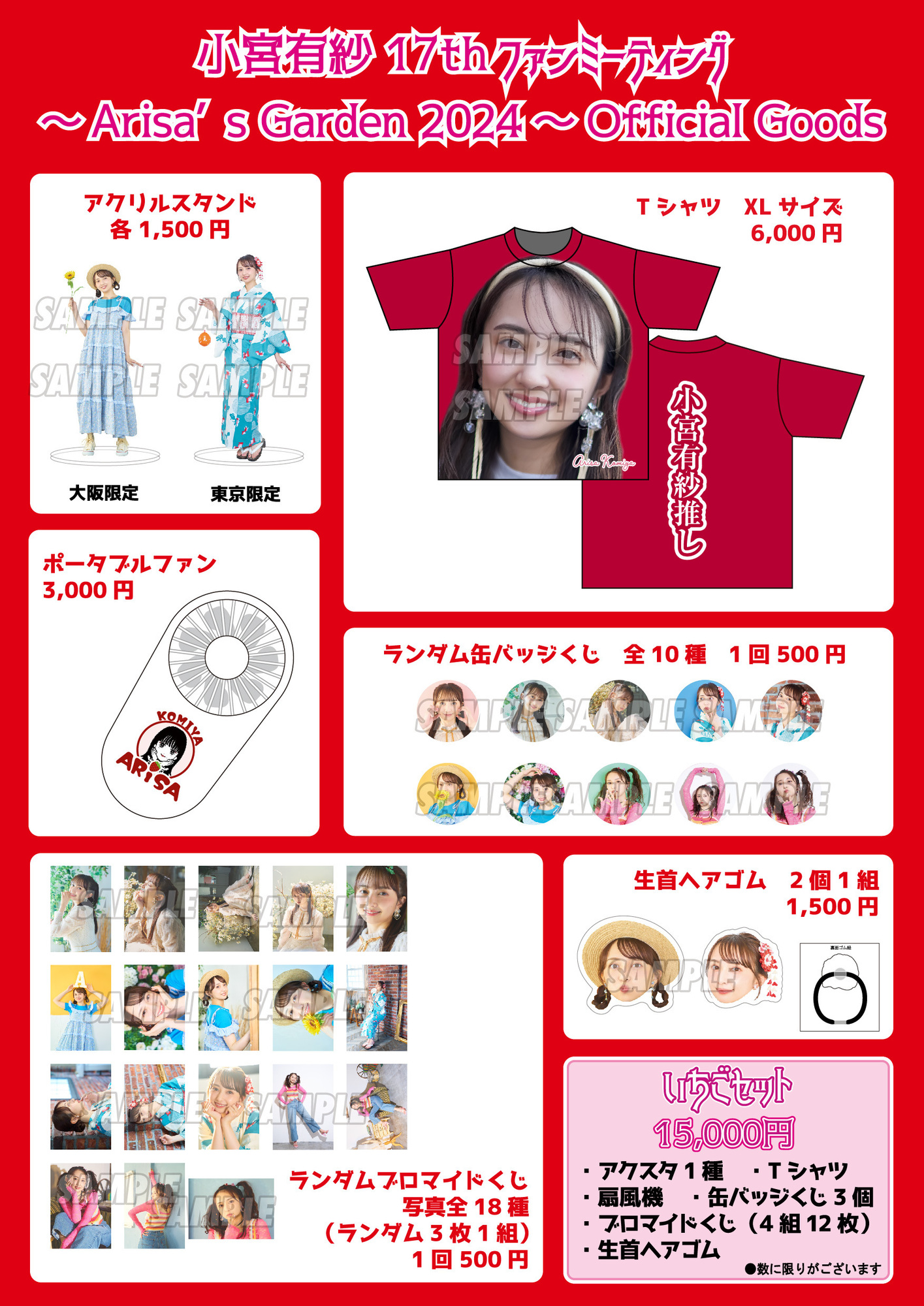 小宮有紗 2024 アクリルスタンド 大阪限定